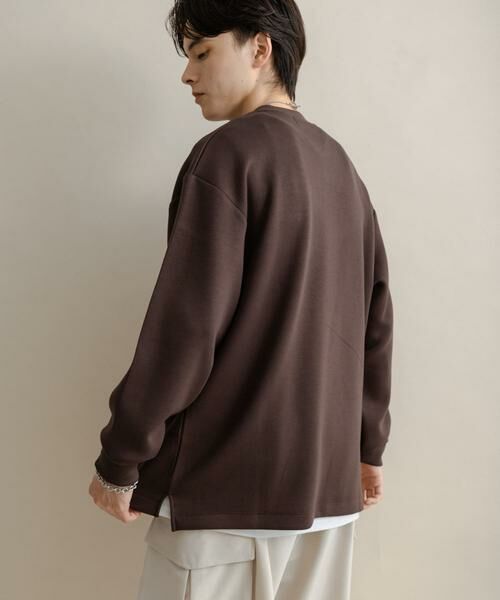 SENSE OF PLACE by URBAN RESEARCH / センスオブプレイス バイ アーバンリサーチ Tシャツ | 『一部WEB限定カラー』シシュウダンボールポンチロングTシャツ | 詳細11