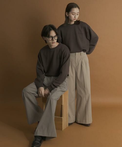 SENSE OF PLACE by URBAN RESEARCH / センスオブプレイス バイ アーバンリサーチ Tシャツ | 『一部WEB限定カラー』シシュウダンボールポンチロングTシャツ | 詳細4