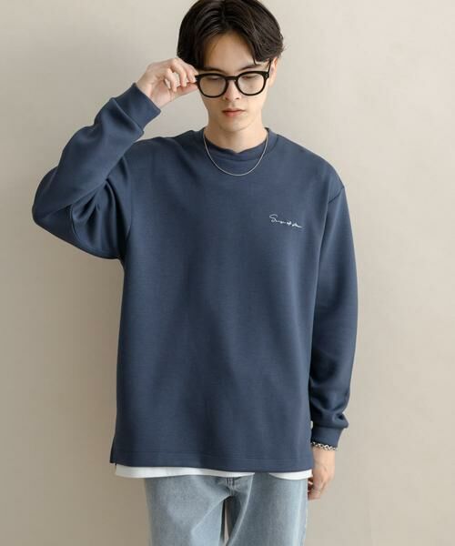 SENSE OF PLACE by URBAN RESEARCH / センスオブプレイス バイ アーバンリサーチ Tシャツ | 『一部WEB限定カラー』シシュウダンボールポンチロングTシャツ | 詳細20