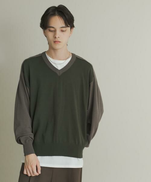SENSE OF PLACE by URBAN RESEARCH / センスオブプレイス バイ アーバンリサーチ ニット・セーター | ハイショクVネックニット | 詳細5
