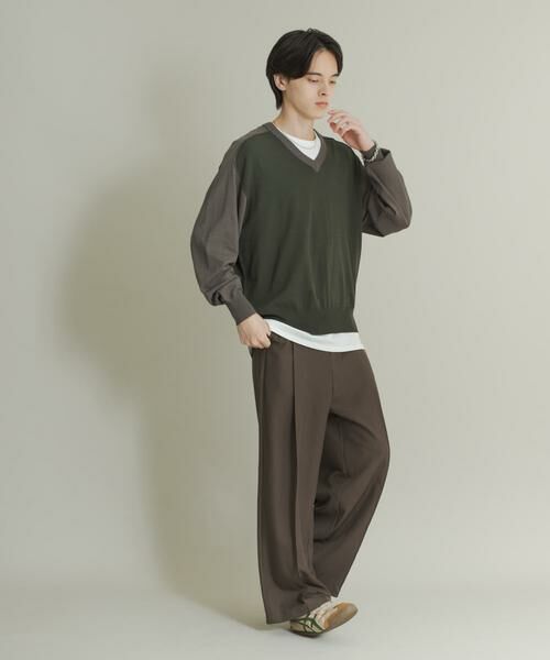 SENSE OF PLACE by URBAN RESEARCH / センスオブプレイス バイ アーバンリサーチ ニット・セーター | ハイショクVネックニット | 詳細8