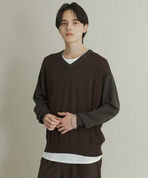 SENSE OF PLACE by URBAN RESEARCH / センスオブプレイス バイ アーバンリサーチ ニット・セーター | ハイショクVネックニット | 詳細16