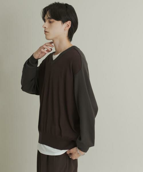 SENSE OF PLACE by URBAN RESEARCH / センスオブプレイス バイ アーバンリサーチ ニット・セーター | ハイショクVネックニット | 詳細17