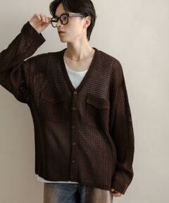 SENSE OF PLACE by URBAN RESEARCH / センスオブプレイス バイ アーバンリサーチ カーディガン・ボレロ | WポケットVネックニットカーディガン