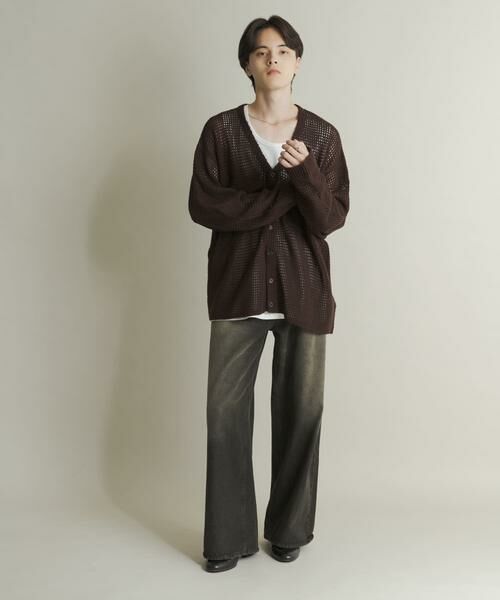 SENSE OF PLACE by URBAN RESEARCH / センスオブプレイス バイ アーバンリサーチ カーディガン・ボレロ | WポケットVネックニットカーディガン | 詳細13