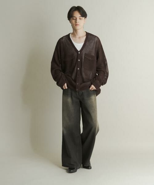 SENSE OF PLACE by URBAN RESEARCH / センスオブプレイス バイ アーバンリサーチ カーディガン・ボレロ | WポケットVネックニットカーディガン | 詳細14