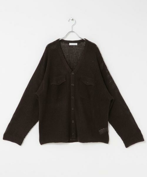 SENSE OF PLACE by URBAN RESEARCH / センスオブプレイス バイ アーバンリサーチ カーディガン・ボレロ | WポケットVネックニットカーディガン | 詳細15