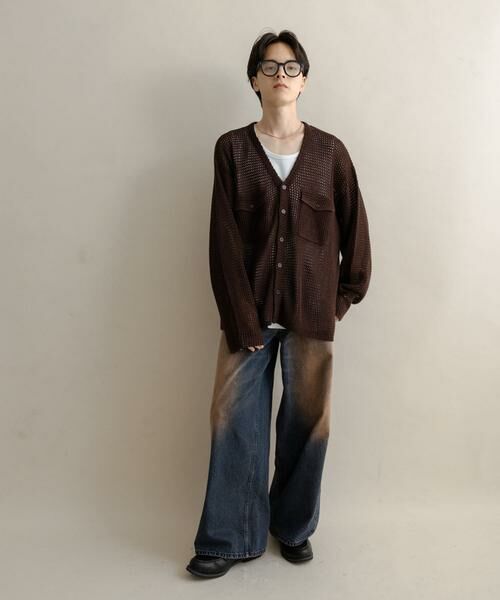 SENSE OF PLACE by URBAN RESEARCH / センスオブプレイス バイ アーバンリサーチ カーディガン・ボレロ | WポケットVネックニットカーディガン | 詳細6