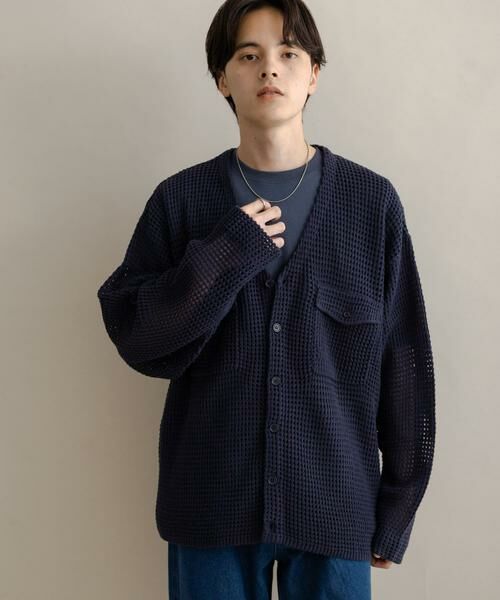 SENSE OF PLACE by URBAN RESEARCH / センスオブプレイス バイ アーバンリサーチ カーディガン・ボレロ | WポケットVネックニットカーディガン | 詳細22