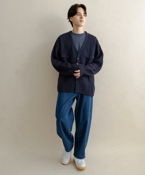SENSE OF PLACE by URBAN RESEARCH / センスオブプレイス バイ アーバンリサーチ カーディガン・ボレロ | WポケットVネックニットカーディガン | 詳細28