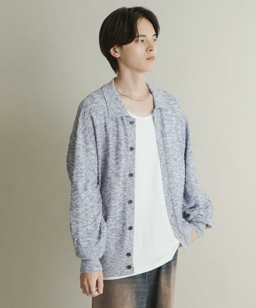 SENSE OF PLACE by URBAN RESEARCH / センスオブプレイス バイ アーバンリサーチ カーディガン・ボレロ | ミックスニットカーディガン | 詳細13