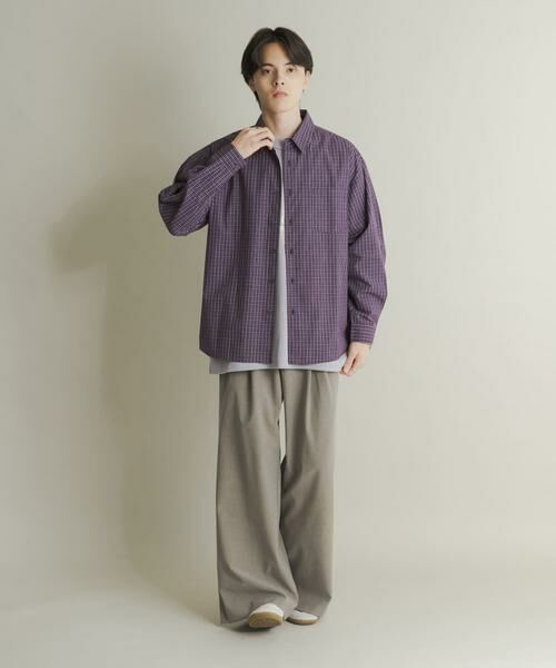 SENSE OF PLACE by URBAN RESEARCH / センスオブプレイス バイ アーバンリサーチ シャツ・ブラウス | マイクログラフチェックロングスリーブシャツ | 詳細6