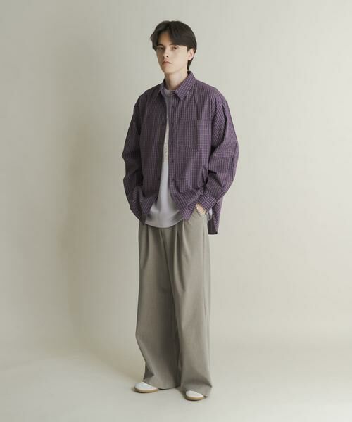 SENSE OF PLACE by URBAN RESEARCH / センスオブプレイス バイ アーバンリサーチ シャツ・ブラウス | マイクログラフチェックロングスリーブシャツ | 詳細7