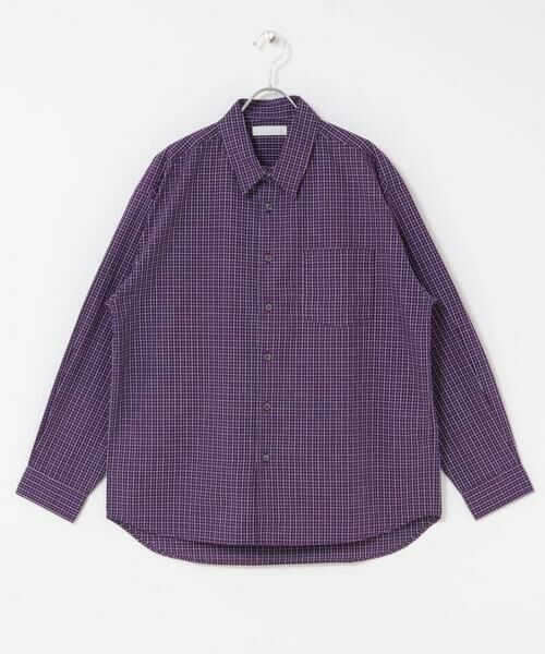 SENSE OF PLACE by URBAN RESEARCH / センスオブプレイス バイ アーバンリサーチ シャツ・ブラウス | マイクログラフチェックロングスリーブシャツ | 詳細8