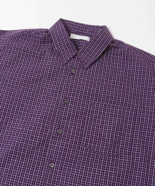 SENSE OF PLACE by URBAN RESEARCH / センスオブプレイス バイ アーバンリサーチ シャツ・ブラウス | マイクログラフチェックロングスリーブシャツ | 詳細9