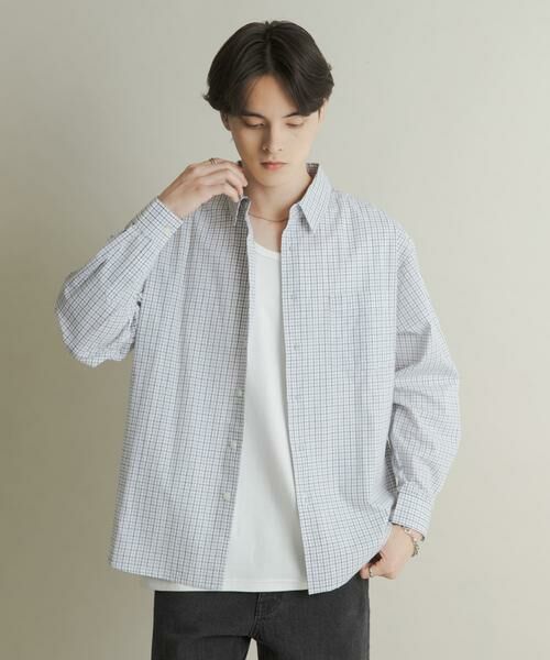 SENSE OF PLACE by URBAN RESEARCH / センスオブプレイス バイ アーバンリサーチ シャツ・ブラウス | マイクログラフチェックロングスリーブシャツ | 詳細14