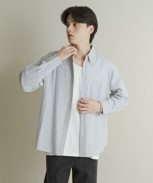 SENSE OF PLACE by URBAN RESEARCH / センスオブプレイス バイ アーバンリサーチ シャツ・ブラウス | マイクログラフチェックロングスリーブシャツ | 詳細15