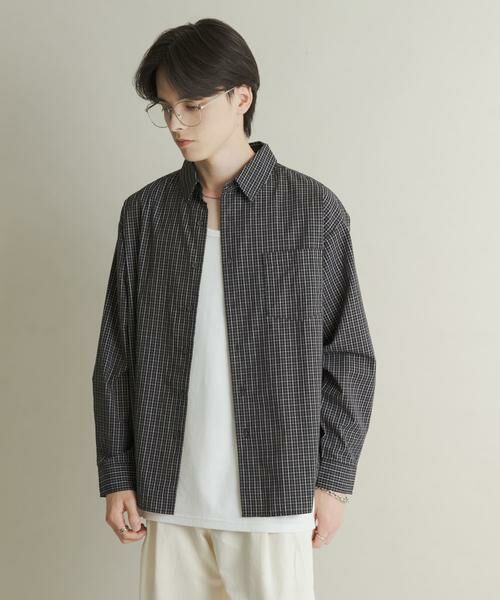 SENSE OF PLACE by URBAN RESEARCH / センスオブプレイス バイ アーバンリサーチ シャツ・ブラウス | マイクログラフチェックロングスリーブシャツ | 詳細23