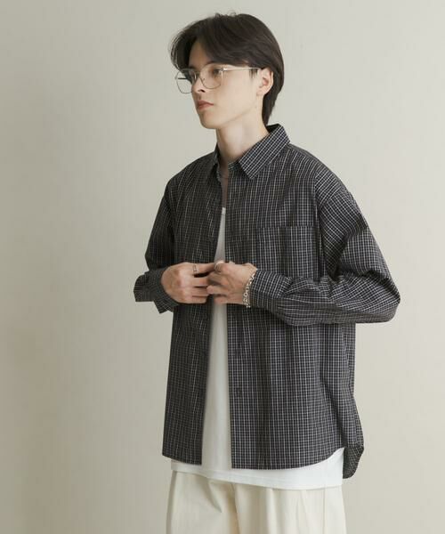 SENSE OF PLACE by URBAN RESEARCH / センスオブプレイス バイ アーバンリサーチ シャツ・ブラウス | マイクログラフチェックロングスリーブシャツ | 詳細24