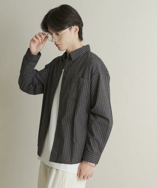 SENSE OF PLACE by URBAN RESEARCH / センスオブプレイス バイ アーバンリサーチ シャツ・ブラウス | マイクログラフチェックロングスリーブシャツ | 詳細25