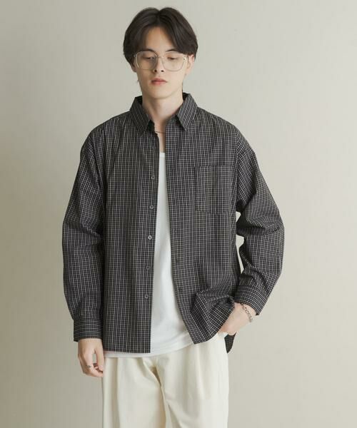 SENSE OF PLACE by URBAN RESEARCH / センスオブプレイス バイ アーバンリサーチ シャツ・ブラウス | マイクログラフチェックロングスリーブシャツ | 詳細27