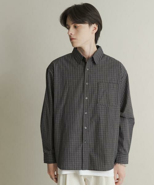 SENSE OF PLACE by URBAN RESEARCH / センスオブプレイス バイ アーバンリサーチ シャツ・ブラウス | マイクログラフチェックロングスリーブシャツ | 詳細30