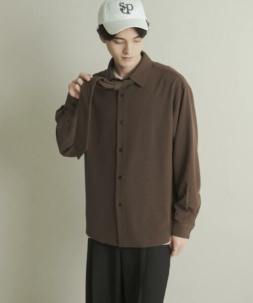 SENSE OF PLACE by URBAN RESEARCH / センスオブプレイス バイ アーバンリサーチ シャツ・ブラウス | レギュラーカラーネクタイシャツ | 詳細1