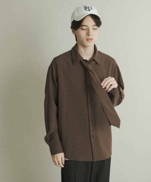 SENSE OF PLACE by URBAN RESEARCH / センスオブプレイス バイ アーバンリサーチ シャツ・ブラウス | レギュラーカラーネクタイシャツ | 詳細3