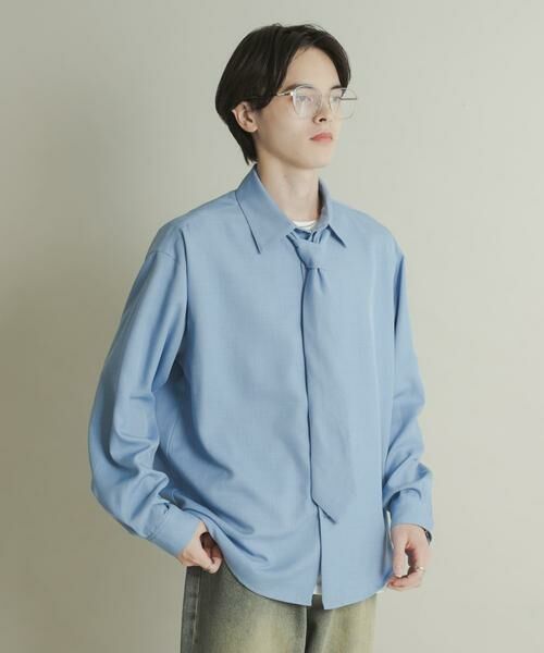 SENSE OF PLACE by URBAN RESEARCH / センスオブプレイス バイ アーバンリサーチ シャツ・ブラウス | レギュラーカラーネクタイシャツ | 詳細10