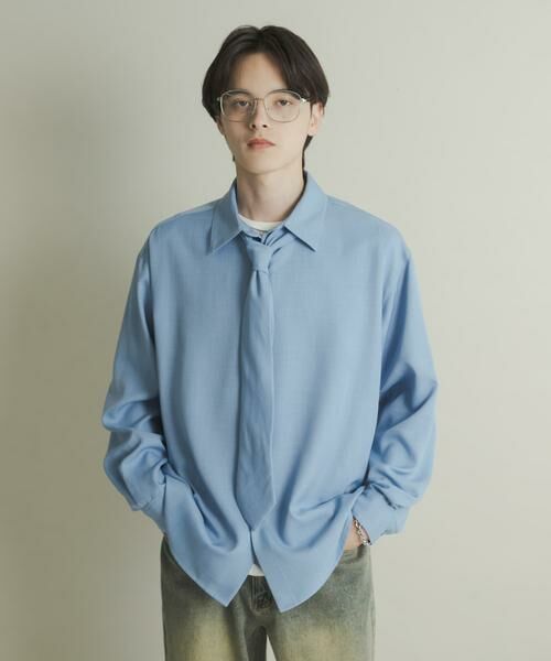 SENSE OF PLACE by URBAN RESEARCH / センスオブプレイス バイ アーバンリサーチ シャツ・ブラウス | レギュラーカラーネクタイシャツ | 詳細11