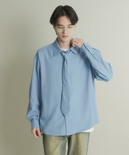 SENSE OF PLACE by URBAN RESEARCH / センスオブプレイス バイ アーバンリサーチ シャツ・ブラウス | レギュラーカラーネクタイシャツ | 詳細13