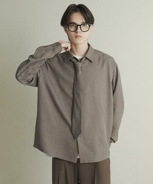 SENSE OF PLACE by URBAN RESEARCH / センスオブプレイス バイ アーバンリサーチ シャツ・ブラウス | レギュラーカラーネクタイシャツ | 詳細30