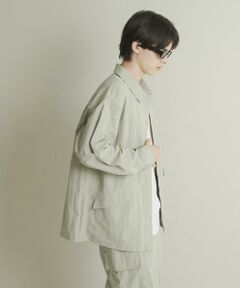 SENSE OF PLACE by URBAN RESEARCH / センスオブプレイス バイ アーバンリサーチ ナイロンジャケット | ユーティリティーロングスリーブシャツジャケット