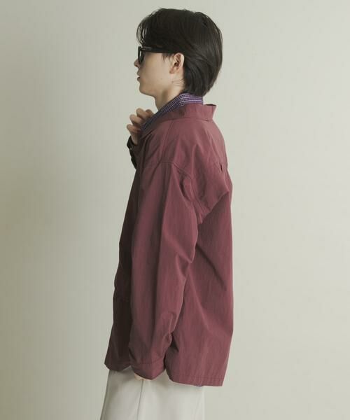 SENSE OF PLACE by URBAN RESEARCH / センスオブプレイス バイ アーバンリサーチ ナイロンジャケット | ユーティリティーロングスリーブシャツジャケット | 詳細5