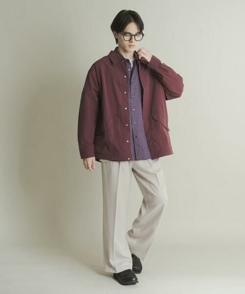 SENSE OF PLACE by URBAN RESEARCH / センスオブプレイス バイ アーバンリサーチ ナイロンジャケット | ユーティリティーロングスリーブシャツジャケット | 詳細8