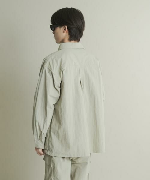 SENSE OF PLACE by URBAN RESEARCH / センスオブプレイス バイ アーバンリサーチ ナイロンジャケット | ユーティリティーロングスリーブシャツジャケット | 詳細27
