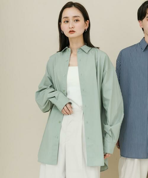 SENSE OF PLACE by URBAN RESEARCH / センスオブプレイス バイ アーバンリサーチ シャツ・ブラウス | 『ユニセックス』ブロードレギュラーカラールーズシャツ | 詳細1