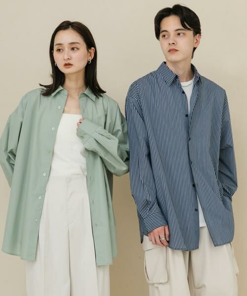 SENSE OF PLACE by URBAN RESEARCH / センスオブプレイス バイ アーバンリサーチ シャツ・ブラウス | 『ユニセックス』ブロードレギュラーカラールーズシャツ | 詳細11