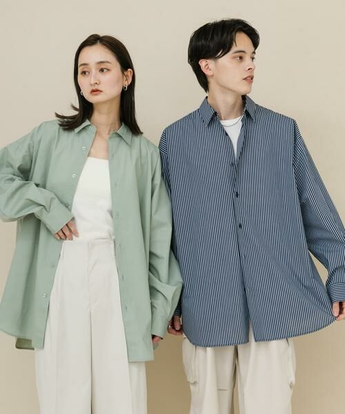 SENSE OF PLACE by URBAN RESEARCH / センスオブプレイス バイ アーバンリサーチ シャツ・ブラウス | 『ユニセックス』ブロードレギュラーカラールーズシャツ | 詳細12