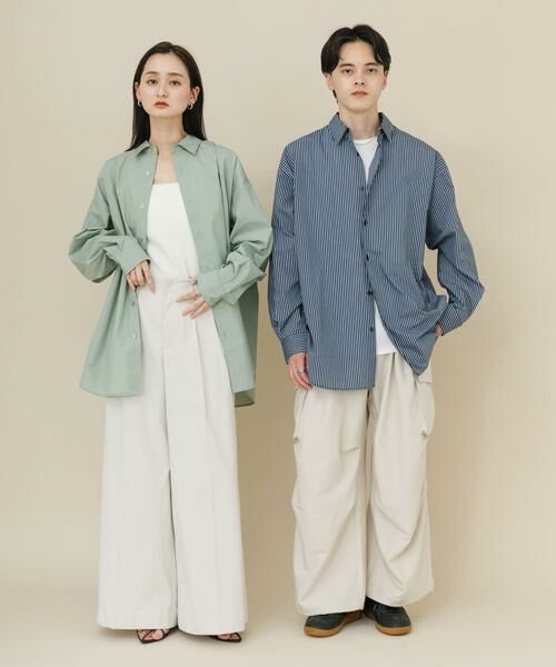 SENSE OF PLACE by URBAN RESEARCH / センスオブプレイス バイ アーバンリサーチ シャツ・ブラウス | 『ユニセックス』ブロードレギュラーカラールーズシャツ | 詳細13