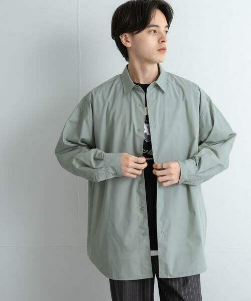 SENSE OF PLACE by URBAN RESEARCH / センスオブプレイス バイ アーバンリサーチ シャツ・ブラウス | 『ユニセックス』ブロードレギュラーカラールーズシャツ | 詳細3