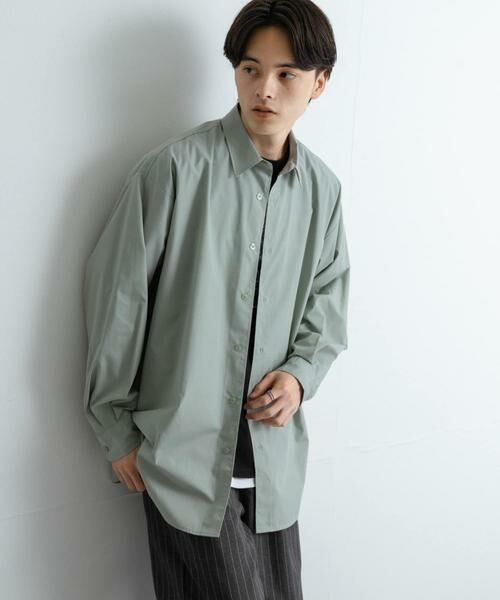 SENSE OF PLACE by URBAN RESEARCH / センスオブプレイス バイ アーバンリサーチ シャツ・ブラウス | 『ユニセックス』ブロードレギュラーカラールーズシャツ | 詳細5