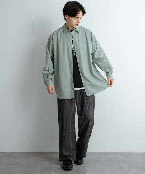 SENSE OF PLACE by URBAN RESEARCH / センスオブプレイス バイ アーバンリサーチ シャツ・ブラウス | 『ユニセックス』ブロードレギュラーカラールーズシャツ | 詳細8