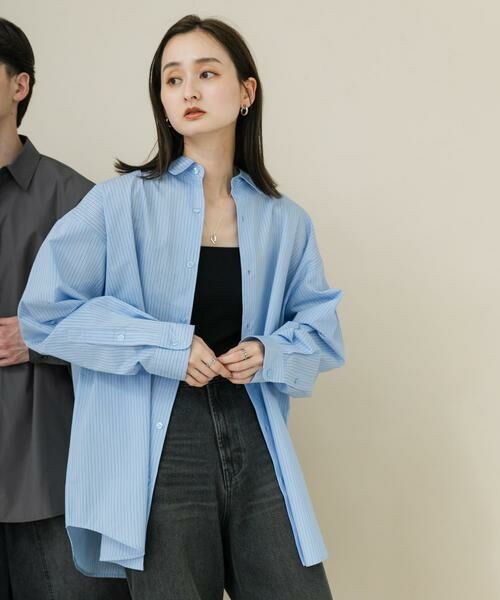 SENSE OF PLACE by URBAN RESEARCH / センスオブプレイス バイ アーバンリサーチ シャツ・ブラウス | 『ユニセックス』ブロードレギュラーカラールーズシャツ | 詳細17