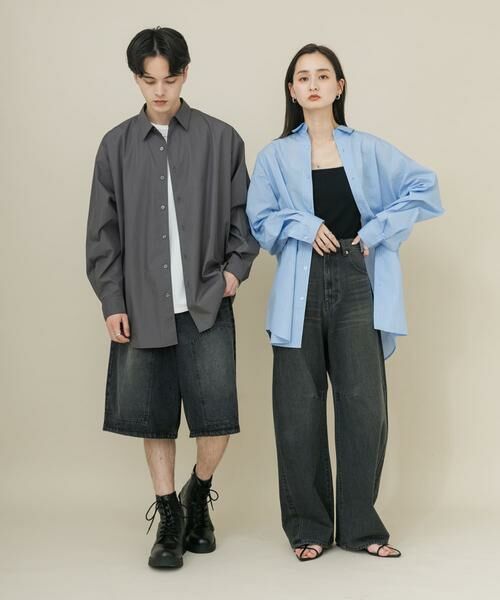 SENSE OF PLACE by URBAN RESEARCH / センスオブプレイス バイ アーバンリサーチ シャツ・ブラウス | 『ユニセックス』ブロードレギュラーカラールーズシャツ | 詳細28