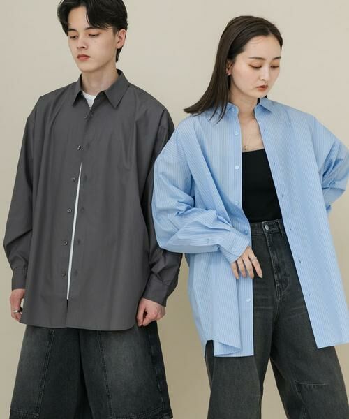 SENSE OF PLACE by URBAN RESEARCH / センスオブプレイス バイ アーバンリサーチ シャツ・ブラウス | 『ユニセックス』ブロードレギュラーカラールーズシャツ | 詳細24