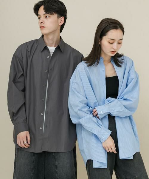 SENSE OF PLACE by URBAN RESEARCH / センスオブプレイス バイ アーバンリサーチ シャツ・ブラウス | 『ユニセックス』ブロードレギュラーカラールーズシャツ | 詳細25