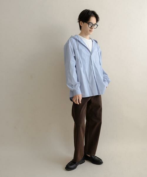 SENSE OF PLACE by URBAN RESEARCH / センスオブプレイス バイ アーバンリサーチ シャツ・ブラウス | ストライプフーディールーズシャツ | 詳細10