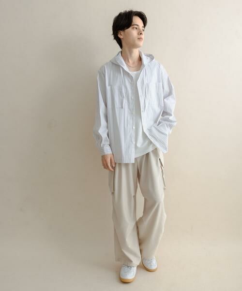 SENSE OF PLACE by URBAN RESEARCH / センスオブプレイス バイ アーバンリサーチ シャツ・ブラウス | ストライプフーディールーズシャツ | 詳細26