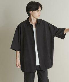 SENSE OF PLACE by URBAN RESEARCH / センスオブプレイス バイ アーバンリサーチ シャツ・ブラウス | エクストラルーズピーチサテンショートスリーブシャツ